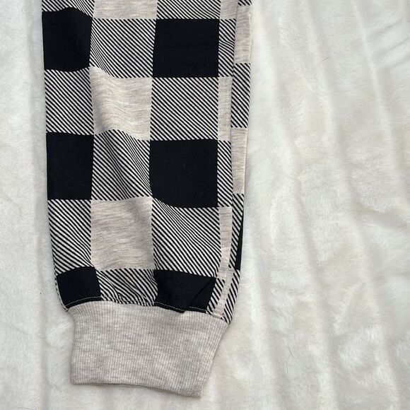 Calvin Klein modern cotton buffalo plaid holiday joggers, size XS, NWT - Picture 7 of 8
